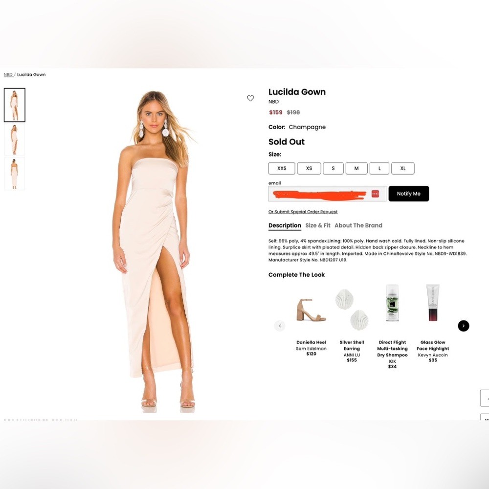 NBD Lucilda Gown